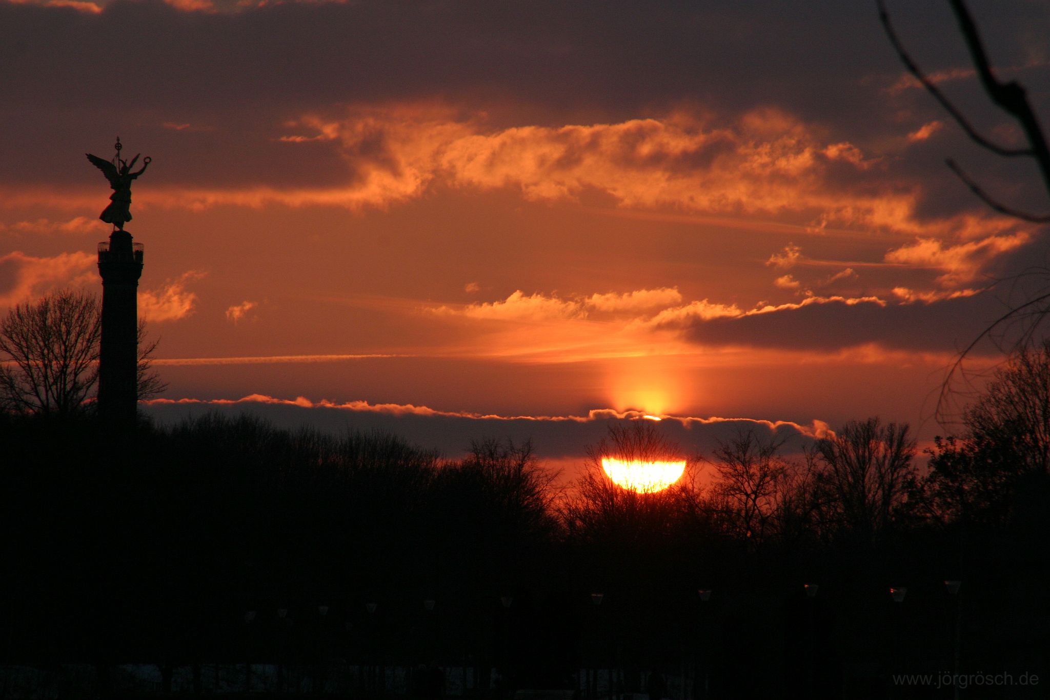 20060204 else.jpg - Sonnenuntergang mit Gold-Else in Berlin